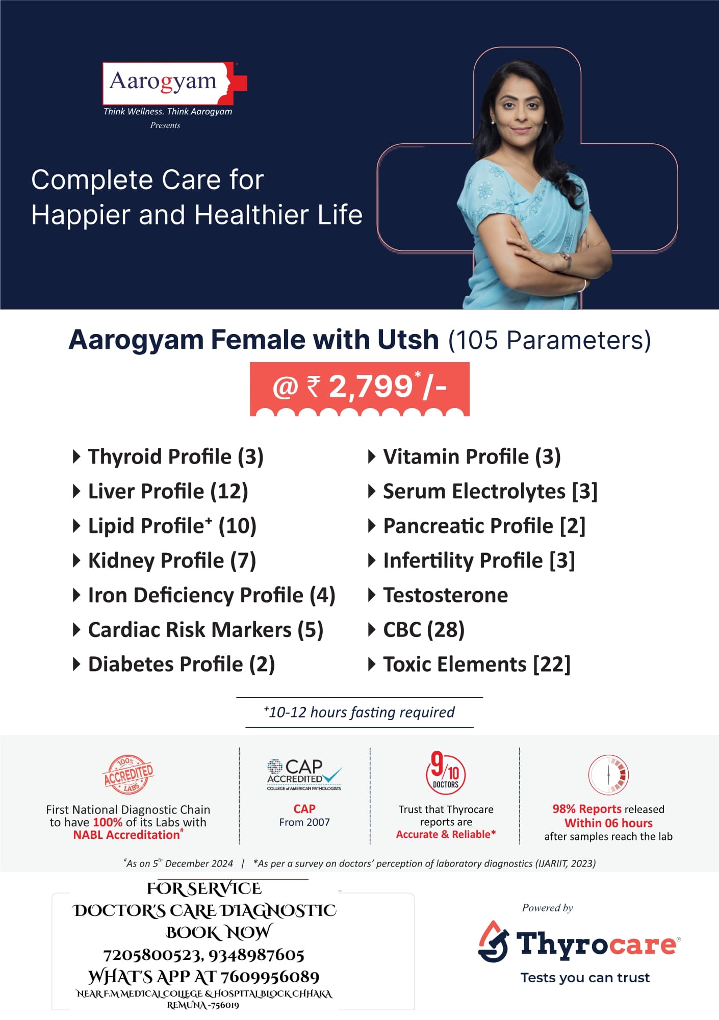 Aarogyam Female with utsh
