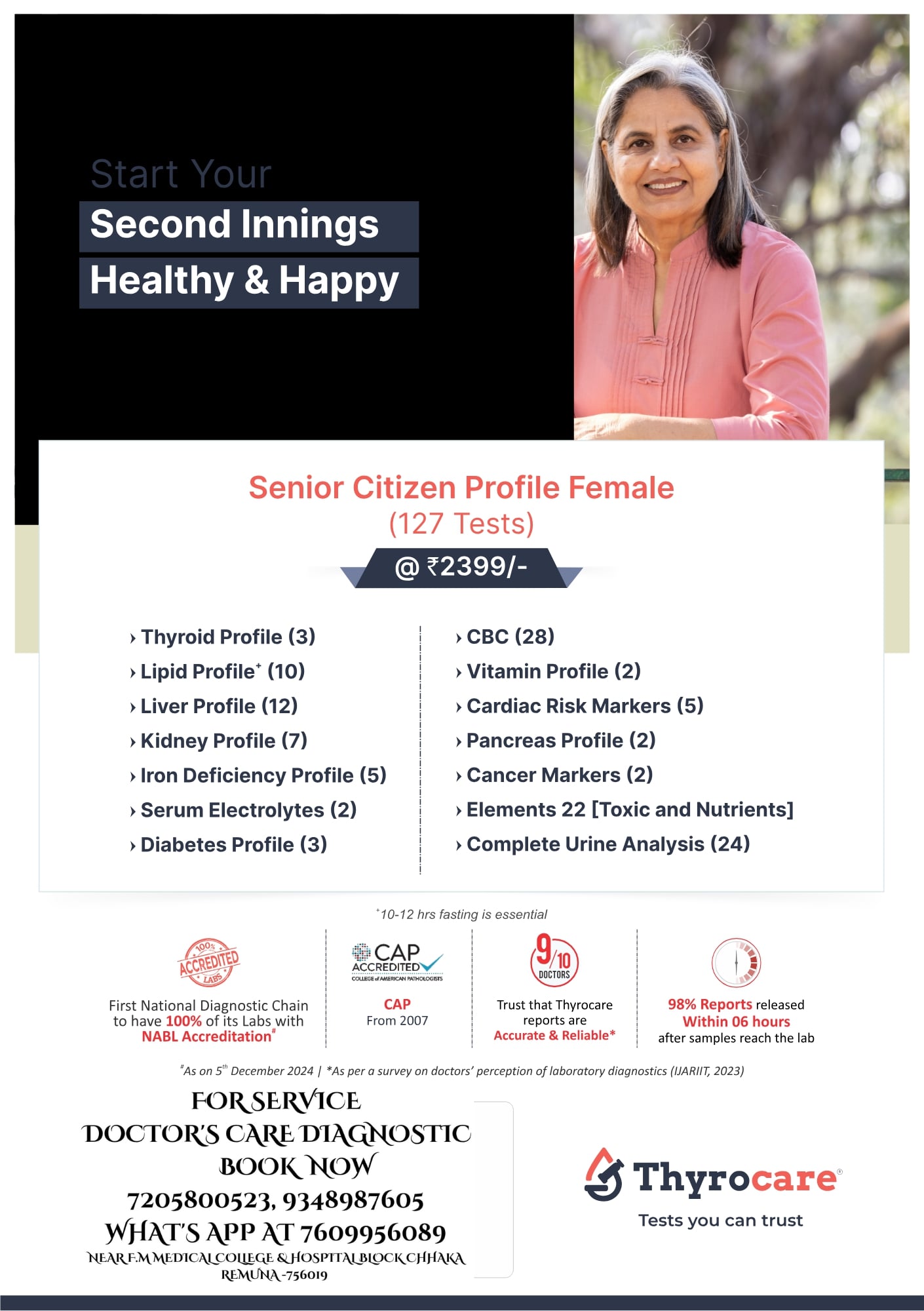 Senior Citizen Profile Female